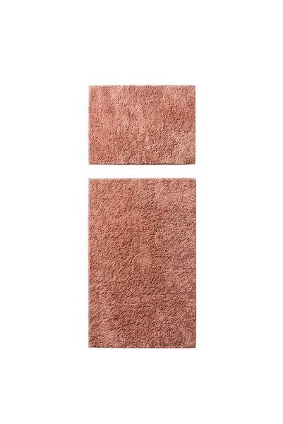dekozer 2-Piece Mabel Soft Bath Mat Set 60X100+50X60 cm Non-Slip Latex Base, Soft Surface, Washable