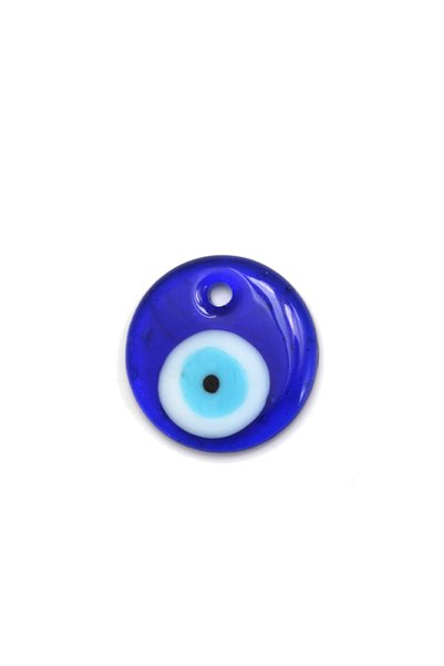Choice 3cm Lucky Eye Drop Oil Blue Turkish Evil Eye Pendant Glass Round Penda...