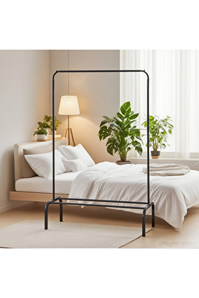 Ararico 45 Inch Metal Garment Rack with Storage Shelves, Portable Clothes Rac...