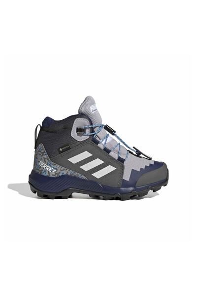 adidas حذاء KK1755-C Terrex Mid GTX Minecraft K للأطفال باللون الأنثراسايت