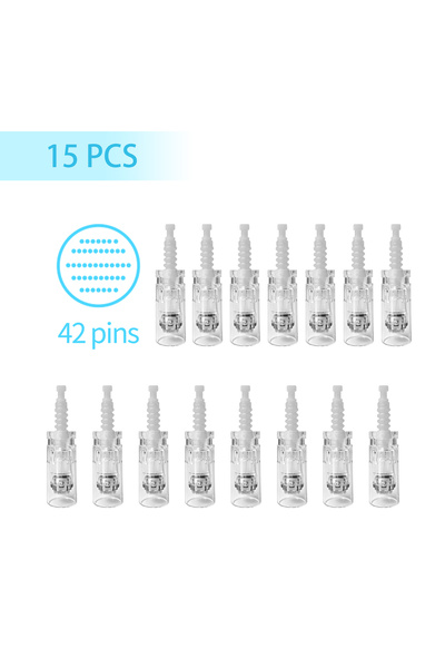 Choice 42Pin 15Pcs Dr Pen Microneedle Cartridge Use for N2/M5/M7/E30, 9/12/24...
