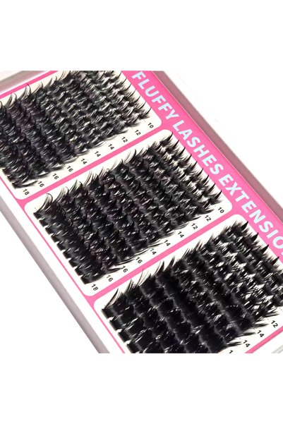 Choice D ZH3760100160D 10-18mm Bottom&Spiky Lashes Clusters Volume Individual...