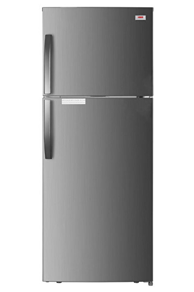 Ham ثلاجة ببابين، سعة 14.9 قدم مكعب، ستيل - HM580SRF-O23