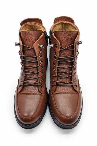 Deoder Brown 100% Genuine Leather Women's Boots |   Rubber Sole Full Mold |   Comfortable Wear with Smart Laces and Zipper |   Comfortable and Modern Women's Boot Model |   Practical Footwear and Casual Boots Suitable for the City Style.