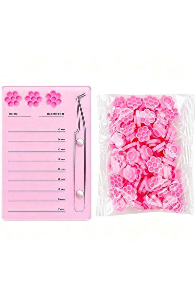 Choice A22-pink-100pcs 32 Acrylic Eyelash Holder False Lashes Tray Display Bo...