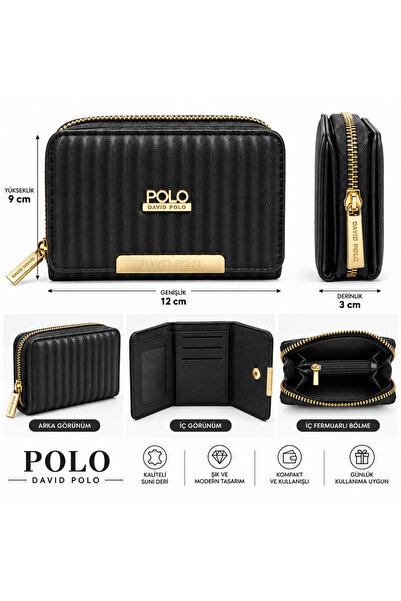 ELAN COLLECTİON Kadın Cüzdan Çok Bölmeli Kartlıklı ve Bozuk Para Cepli Nubuk ...