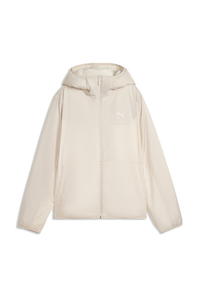 Puma Essentials Light Padded Kadın Bej Kapüşonlu Mont