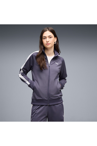 Puma T7 Track Women's Purple Stand Collar Jacket