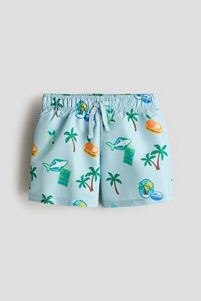 H&M Printed swim shorts