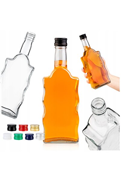 SuperButelki Sticla Fala 500 ml Cu Capac, Sticla, Inchidere Etansa, Productie...