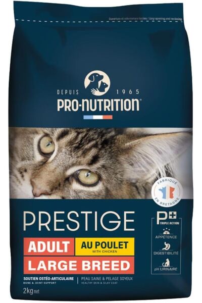 Pro Nutrition Prestige Adult Large Breed Cat – Chicken Dry Cat Food 2kg | Hig...