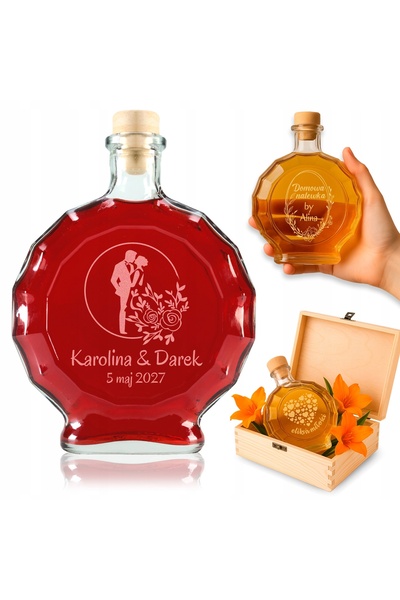 SuperButelki Set de Sticle, Medalion, 500 ml, 21 x 15 x 5.3 cm, ideal pentru ...