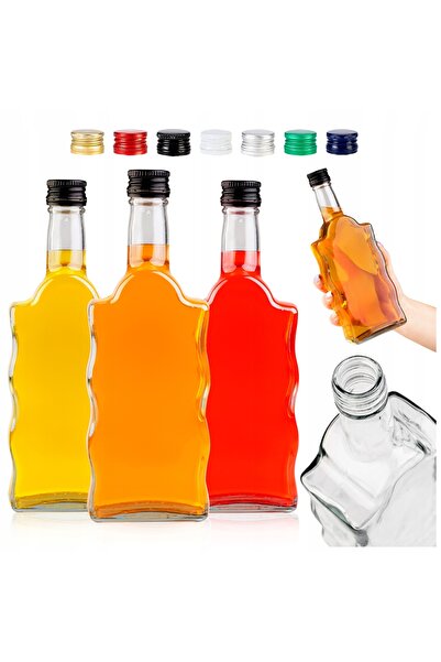SuperButelki Sticla, Val, 500 ml, 30 x 6 cm, ideala pentru Bauturi Alcoolice,...