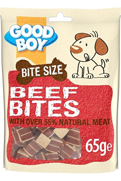 GOOD BOY Deli Bites Beef Dog Treats - 65g x 10 Packs (Case)
