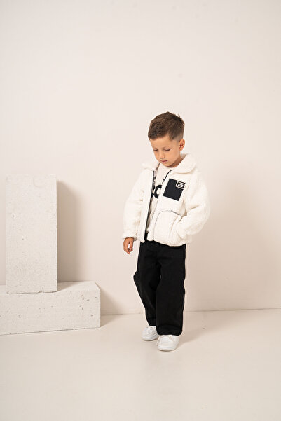 JNF kids Baby Boy & Child 3-Piece Set with Plush Jacket and Pants
