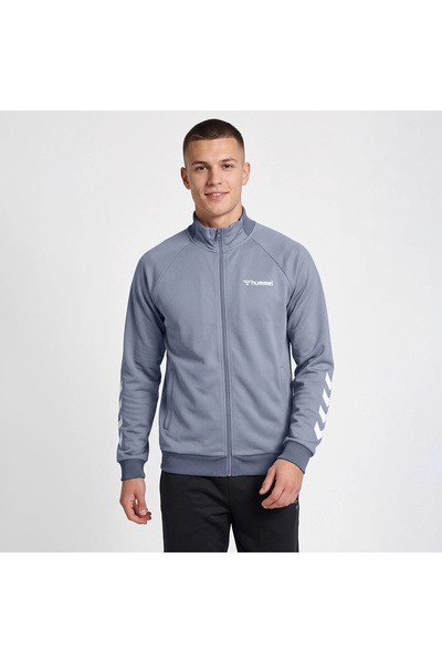 hummel Falconzo Erkek Gri Dik Yaka Ceket