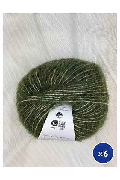 Aria Örgü İpi 6'lı Set 6 x 50 gr %50 Merinos %50 Baby Alpaka – AR-31149
