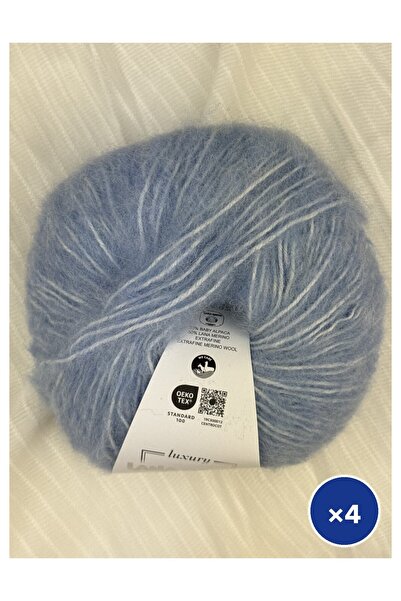 Aria Örgü İpi 4'lü Set 4 x 50 gr %50 Merinos %50 Baby Alpaka – AR-31154