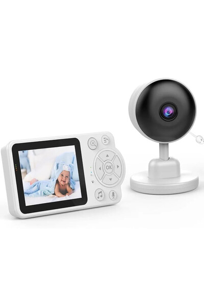 OEM Monitor video wireless pentru bebeluși, ecran LCD de 2.8 inch, cameră HD,...