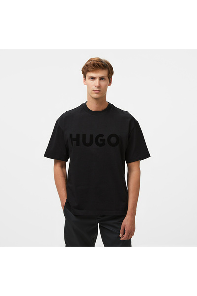 HUGO Logo Oversized mold cotton t-shirt