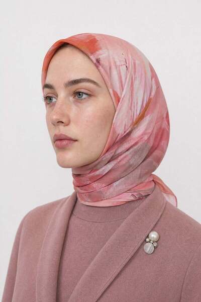 Mooncorn Ruby Pattern Organic Scarf