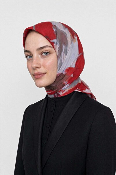 Mooncorn Ruby Pattern Organic Scarf