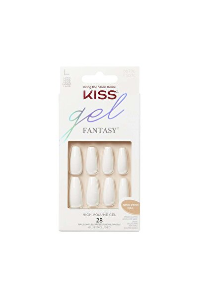 Kiss Ψεύτικα νύχια τζελ, Σχεδιασμένα με φανταστικό σχέδιο, Αληθινό χρώμα, 28 ...