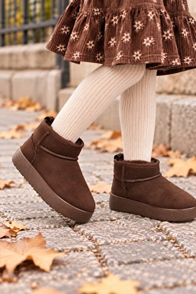 minibonito Girls' Fur-Lined Winter Boots – Comfortable and Stylish Design