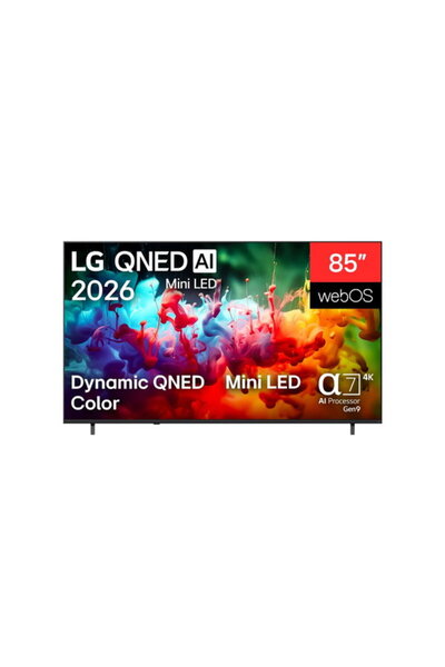 LG 85-inch Smart 4K QNED TV, webOS26 system, AI Pro - 85QNED70B6T.AMVG