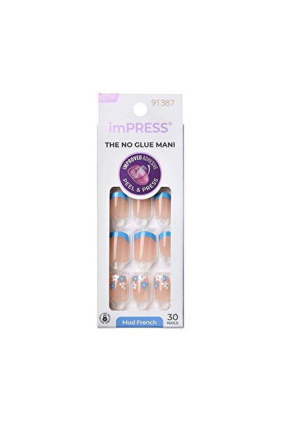 Kiss imPRESS Αυτοκόλλητα Ψεύτικα Νύχια, Snooze, 30 τεμάχια