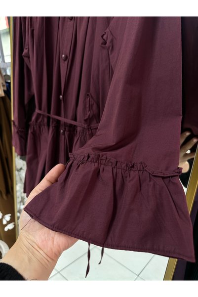 Kağanbutik Ruffled Poplin Shirt