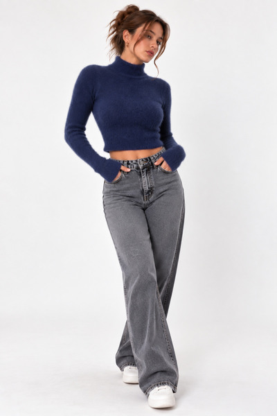 AGD COLLECTİON Tri̇ko Finger-Insert Crop Body