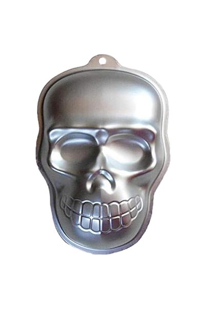 Generic Brand Aluminum alloy cake mold - 3D Skull - Non-stick aluminum cake m...