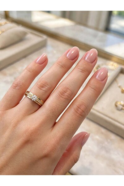 XP Xuping JEWELRY kuyumcu model zirkon taşlı 14 ayar altın kaplama kadın yüzü...