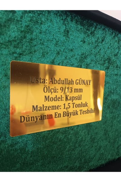 Genel Markalar Dünyanın en büyük tesbihi