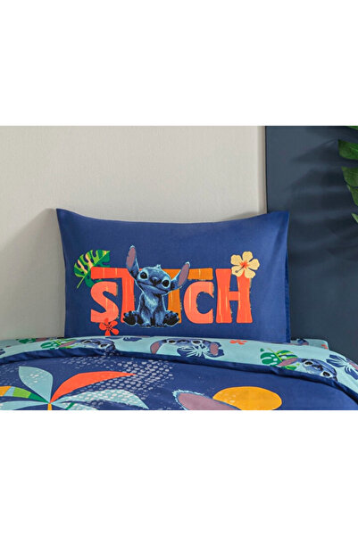 Zorluteks Taç Out Stitch Aloha Patterned 100% Cotton Fabric 1 Piece Pillow Ca...