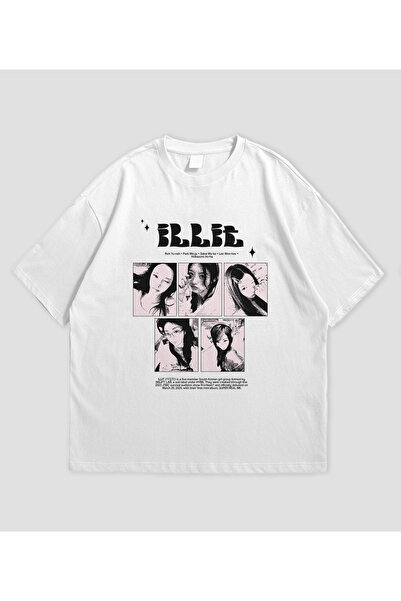Grafftee Clothing ILLIT Baskılı Unisex Oversize T-Shirt
