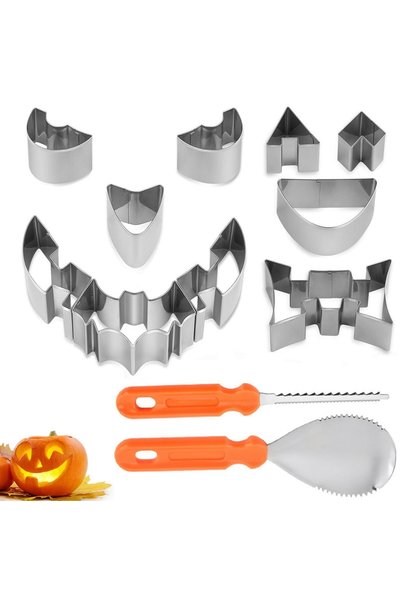 Generic Brand Set of 12 Halloween Pumpkin Carving Tools - Pumpkin Carving Kit...