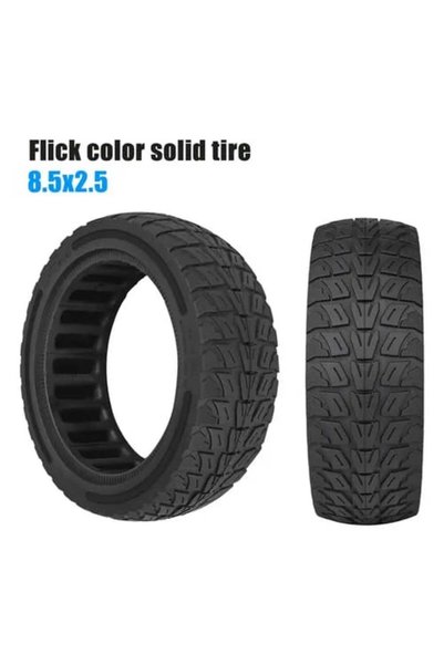 TM Motorcycle Parts Anvelopă Solidă Trotinetă Electrică 8.5x2.5 inch, Cauciuc...