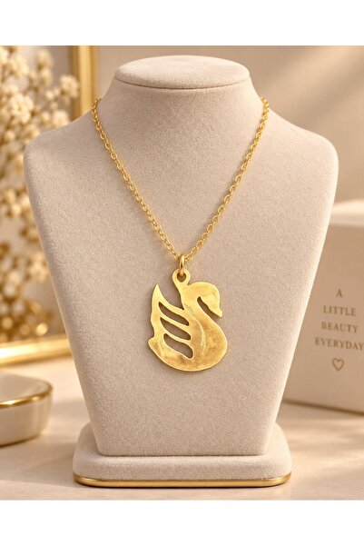 Lu Atelier Handmade Brass Swan Pendant Hand Cut Original Design Elegant Minim...