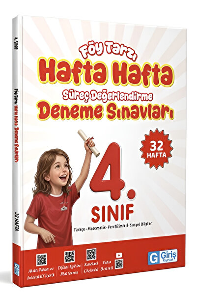 Data Yayınları 4.SINIF FÖY TARZI 32 HAFTA DENEME SINAVI
