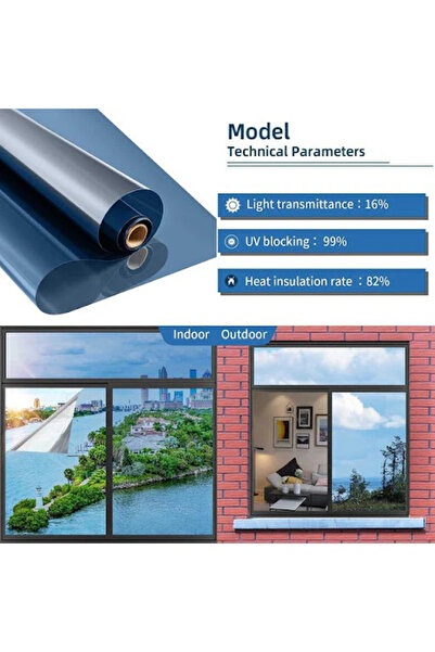OneStore Folie reflectorizantă pentru ferestre interioare, cu efect de oglind...