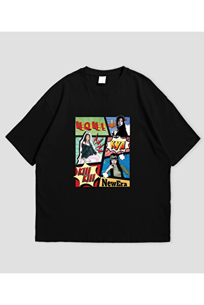 Grafftee Clothing Kiikii Kya Printed Unisex Oversize T-Shirt