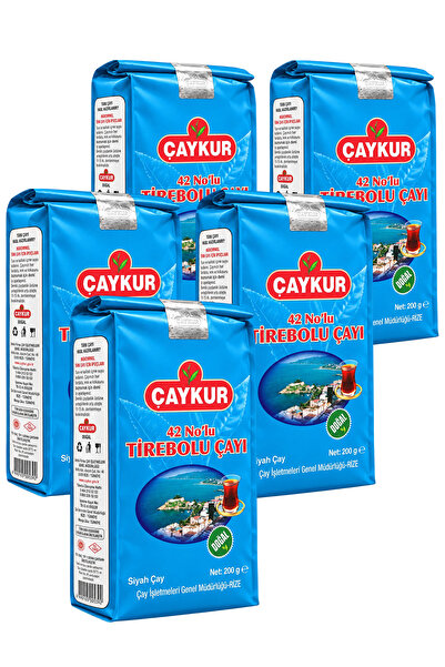 Çaykur شاي تيريبولو رقم 42 200 جرام. عبوة من خمس قطع