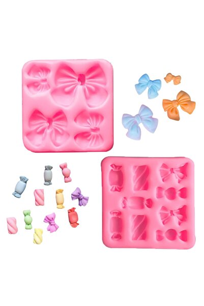 Generic Brand Matriță de fondant în formă, 2 bucăți matrițe de silicon pentru...