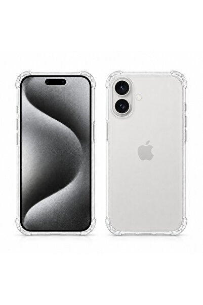 General Store Husă transparentă din TPU compatibilă cu iPhone 16, subțire, an...