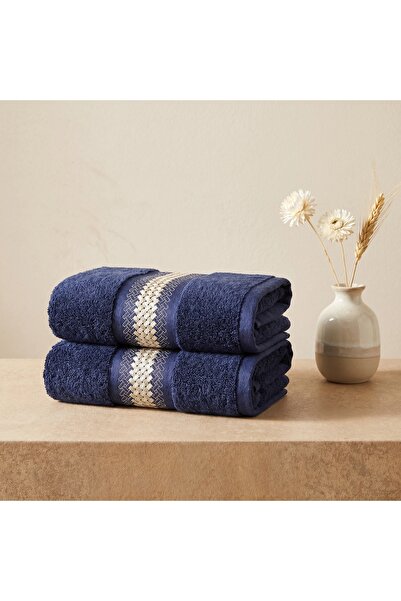 Dantela Katrina Set of 2 Embroidered Hand Towels 50X90 cm