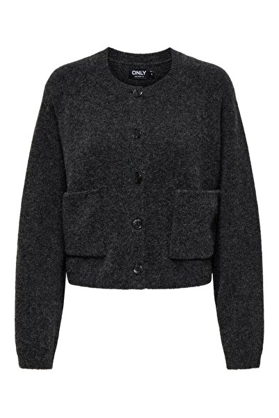 ONLY Kadın Regular Fit V Yaka Triko Hırka - Piemonte