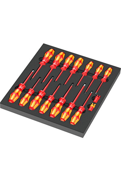 wera Screwdriver set 9711 VDE 1 set with foam insert 16 pieces