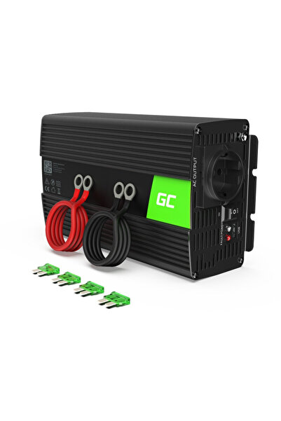 Green Cell INV08 adaptor/invertor de alimentare de exterior 1000 W Negru